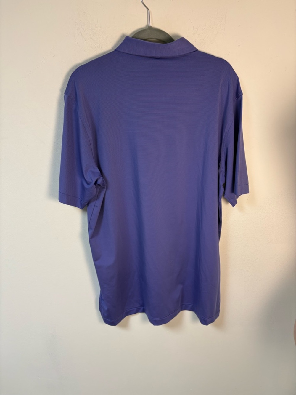 Peter Millar Men’s Summer Comfort Purple Performance Polo Golf Large - Picture 4 of 10